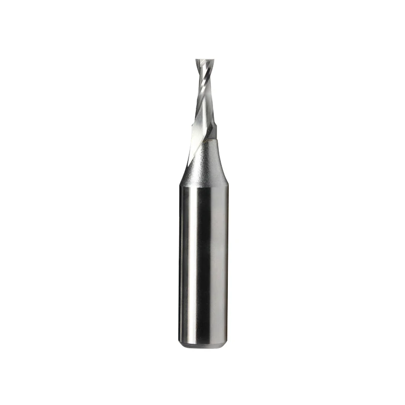 

1pc 1/2 shank 1/2*5*15 TCT CNC 2 Flute Spiral wooden cutter cutter Engraving Tungsten steel tools milling cutter