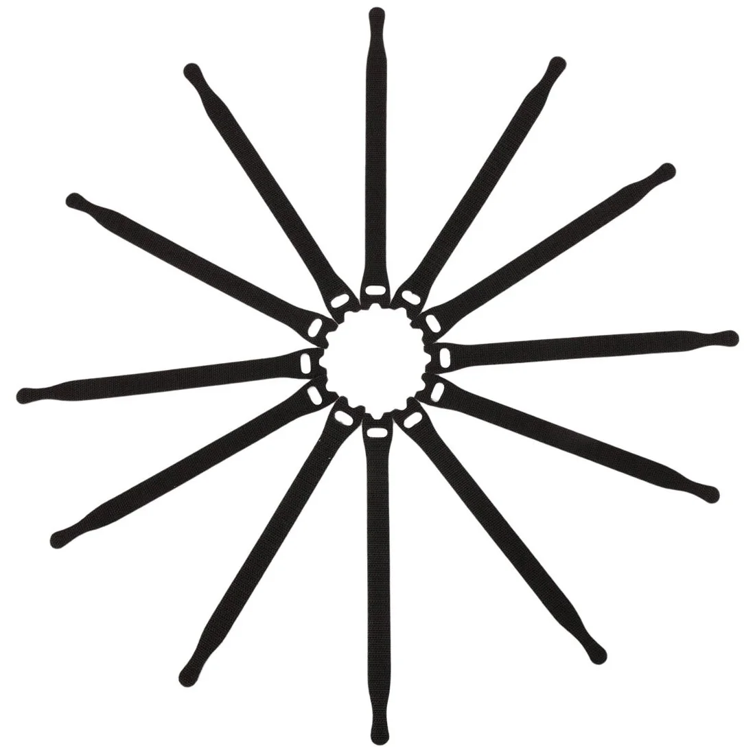 Nylon Reusable Cable Ties with Eyelet Holes - Set of 20 Black Drop Shipping | Обустройство дома