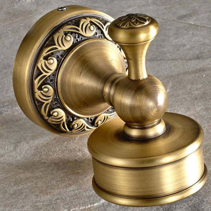 Античный резной держатель для ванной комнаты с одной чашкой стакана полка чашки