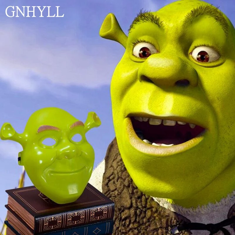 GNHYLL классическое Аниме monster Shrek моделирование ПВХ маска вечерние маски на