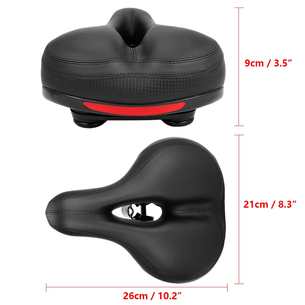 PRO велосипед седло велосипеда утолщаются Широкий Мягкий противоударный для езды