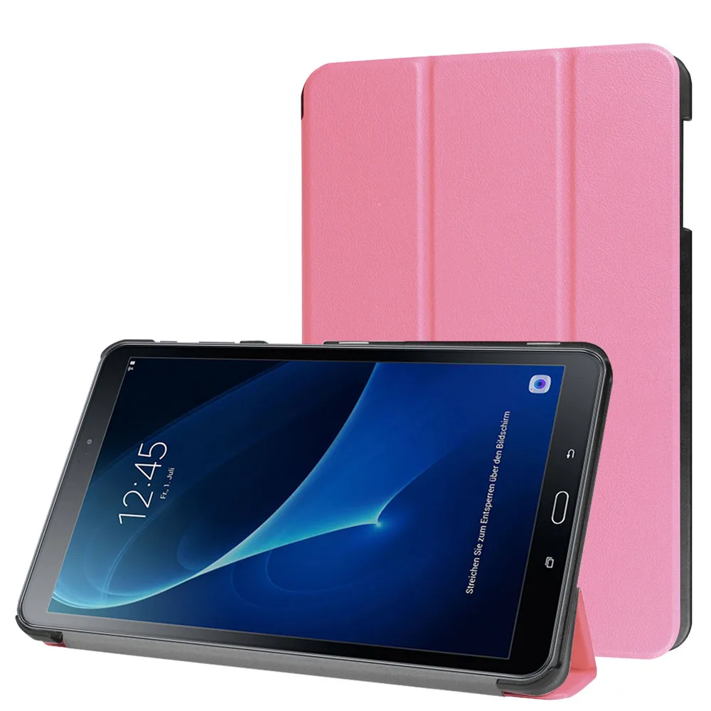 Складной кожаный чехол подставка для Samsung Galaxy Tab A 10 1 2016 T580N защитная оболочка
