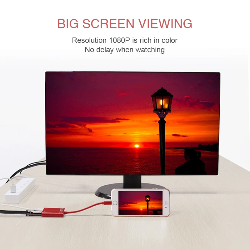 HIGHEVER 8-контактный HDMI адаптер HDTV кабель ТВ АВ мужчин и женщин конвертер для ios