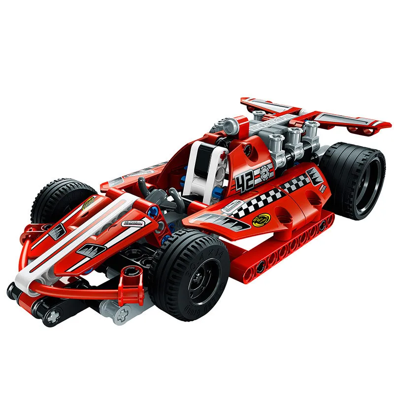 Decool совместимые с Legoed Technic Trucks функция обратной тяги набор гоночных автомобилей