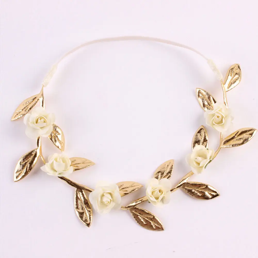 

2018 New Fashion Children Kids Girls Rose Flower HeadBand Headwear Hair Accessories 4 Color