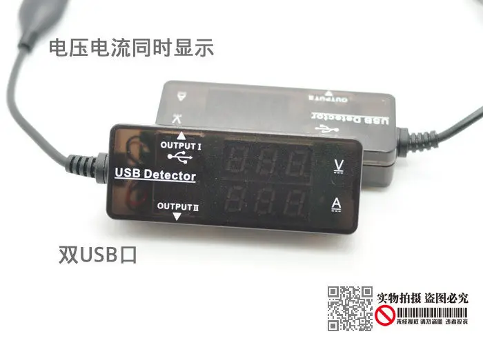DC 10V 0-3A USB Charger Detector Dual Digital led Voltmeter Ammeter Tester meter FOR mobile power PC Phone | Электронные