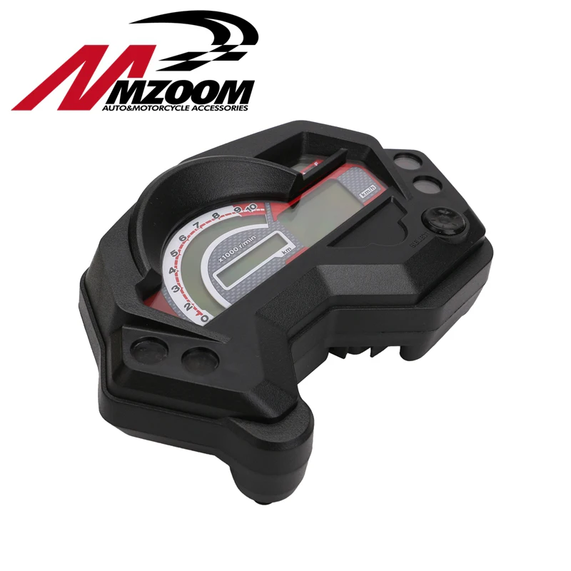 Motorcycle tachometer fz16 speedometer new abs lcd panel with light case for yamaha fz16|fz16 speedometer|motorcycle tachometermotorcycle |
