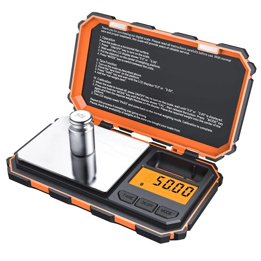 200g/0,01g Digital de cocina escala Mini port&aacute;til balanzas electr&oacute;nicas comida herramienta de medici&oacute;n Escala de alimentos peso bolsillo Cocina las escalas-0