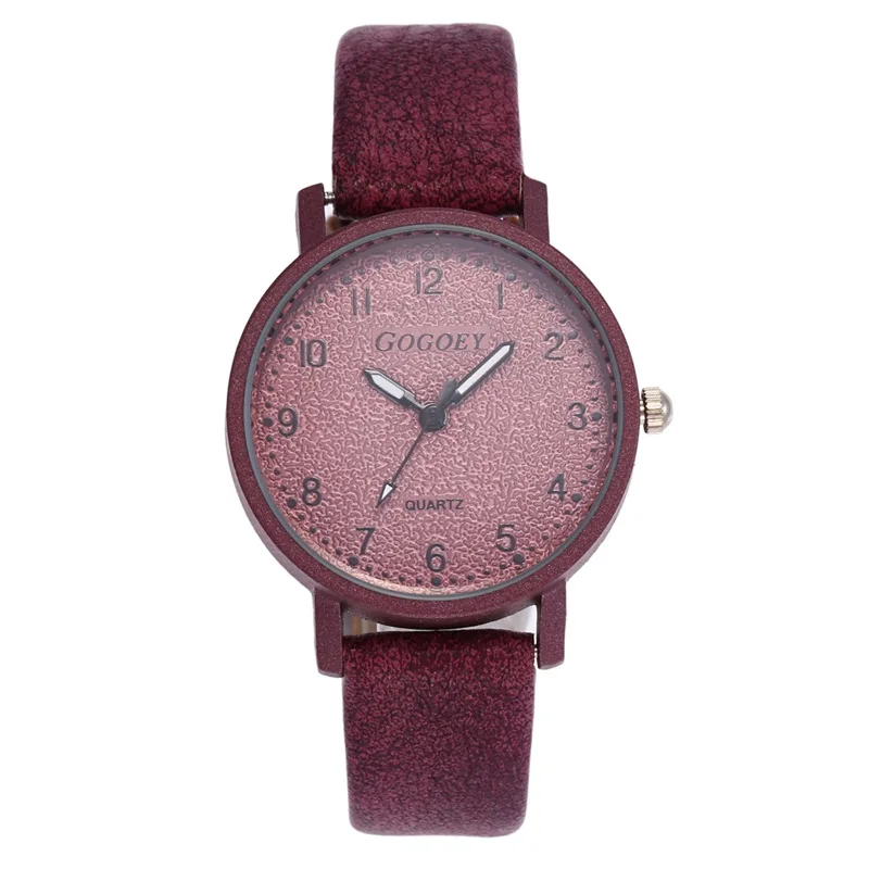 

Women's Watches 2019 New Stylish Lady Minimalist Clock Leather Watchband Analog Quartz Hot Relojes relogio feminino