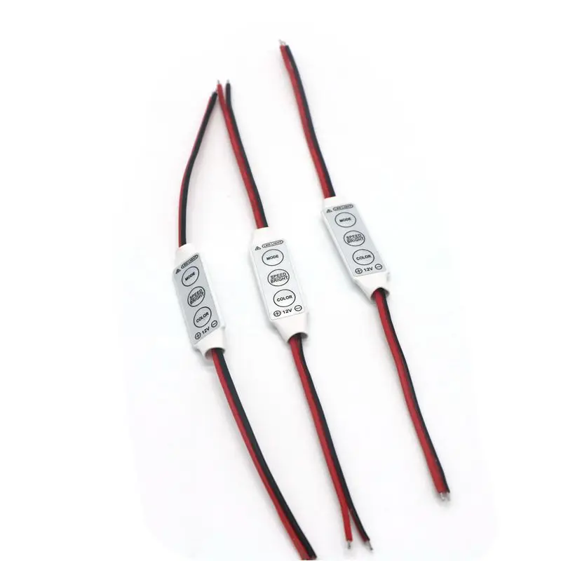 SZYOUMY 1 шт. DC5 24V Mini 3 клавиши одноцветный светодиодный контроллер регулятор яркости