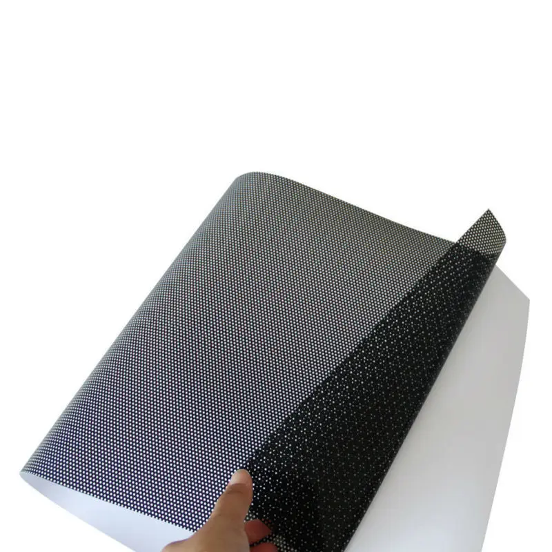 Sunice перфорированная виниловая Плёнки сетки фар автомобиля окна Обёрточная