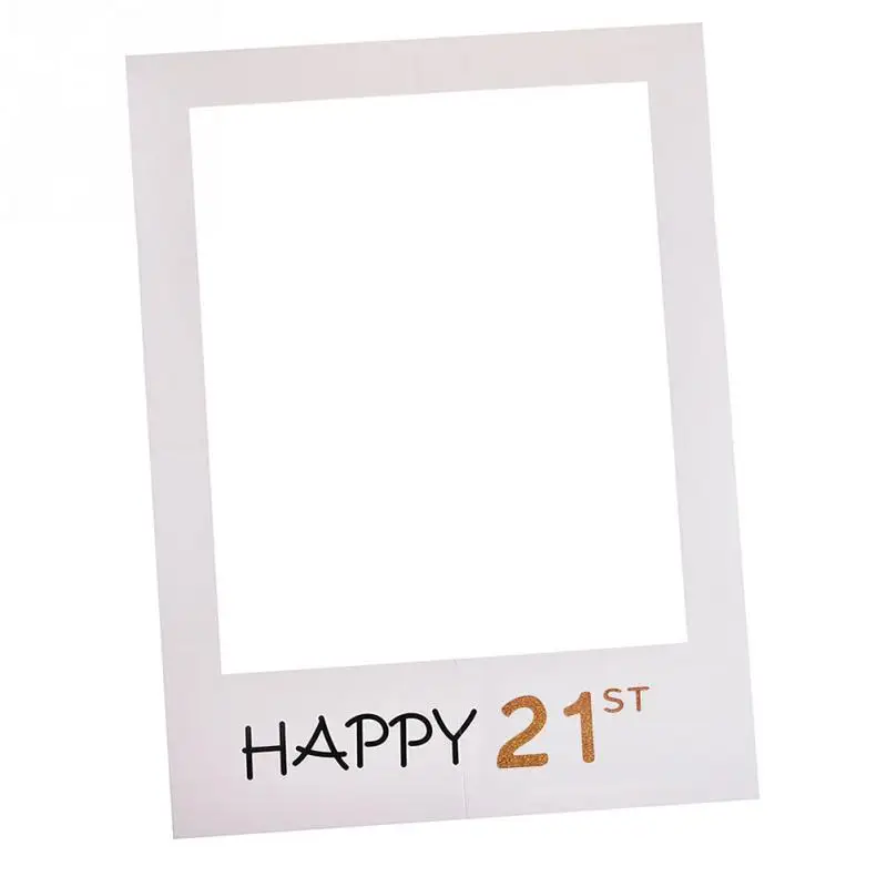 Happy Halloween 1/16/18/30/35/40/50/60th Photo Booth рамки с днем рождения всё для фото-будки маленьких 1st День рождения украшения Photo Booth - Цвет: 21 th