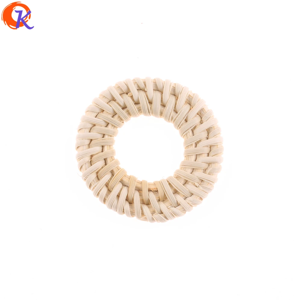 

Cordial Design 20Pcs/Bag 30mm 40mm 45mm Jewelry Accessories/Hollow Ring/Bamboo Rattan/Embellishments/Hand Made/Earring Findings
