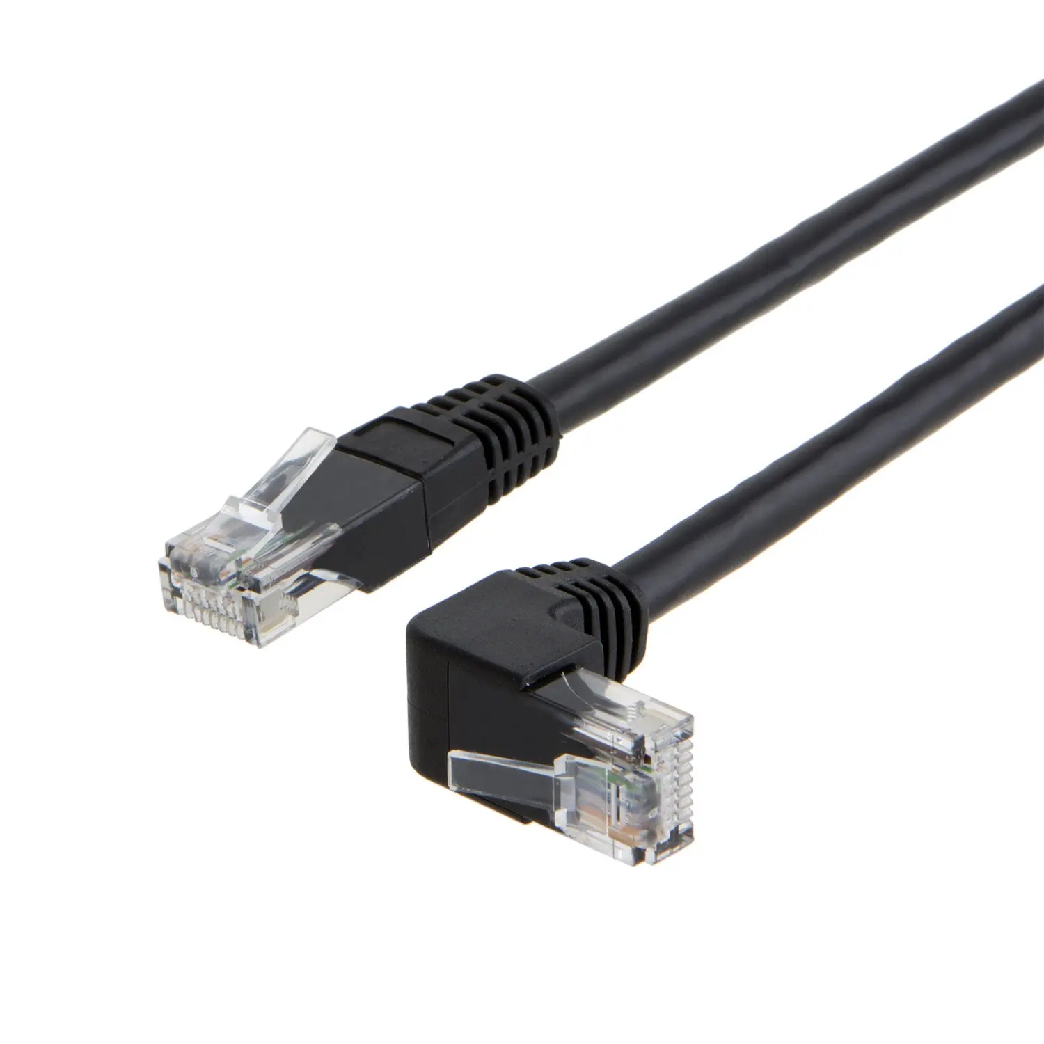 Соединительный кабель Ethernet Angle CAT6 (3 5 9 фута) левый угловой сетевой локальной сети