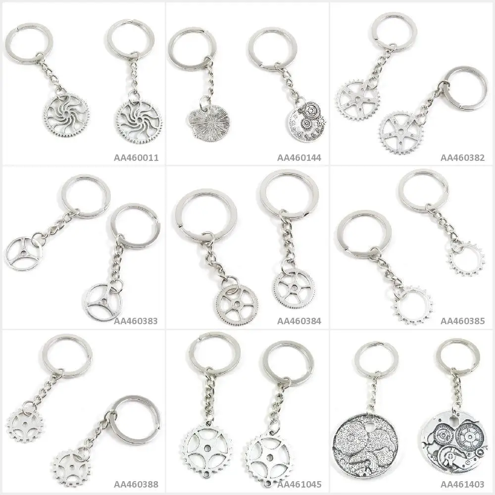 Античный брелок серебряного тона для часов шестерня колесо в стиле стимпанк
