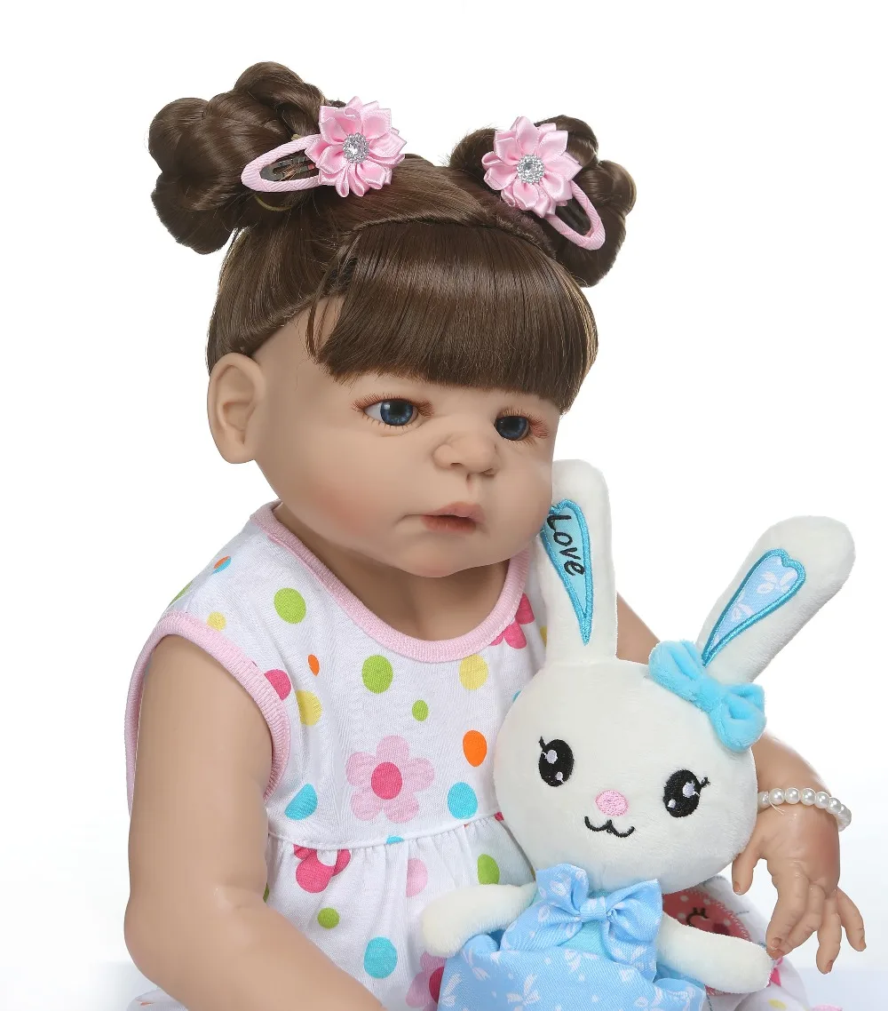 Модная прическа Новорожденные куклы bebes reborn baby girl силиконовая кукла inteiro realista