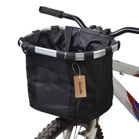 bicycle basket handlebar pouch bicycle front bag cycling carryings holder bike riding pouch pet carrier high quality