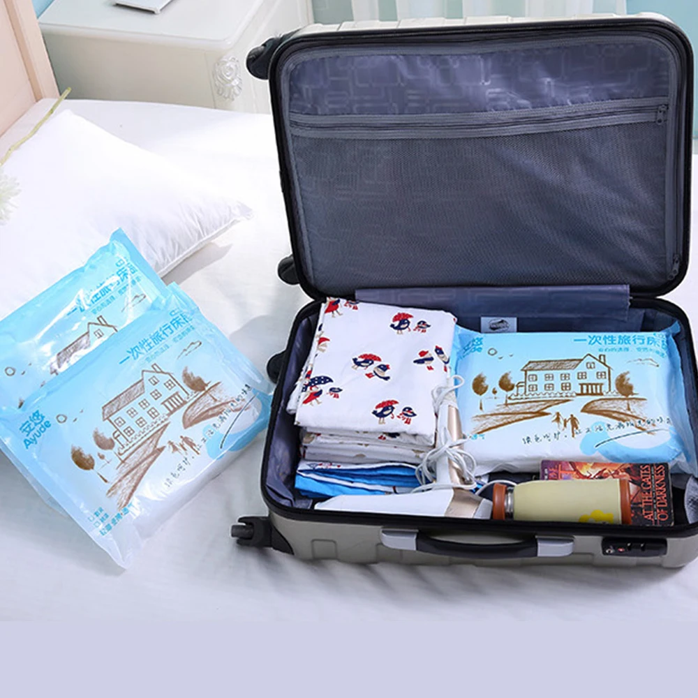 Quilt Cover Bed Sack Nonwoven Fabric Bedding Bag Accessories Healthy White Disposable Hospitalization | Дом и сад