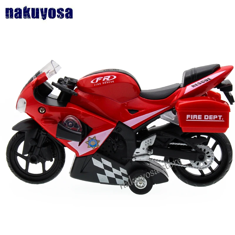 Коллекционная 1:16 красная Honda перехватчик VFR800 модель мотоцикла литые мото детские