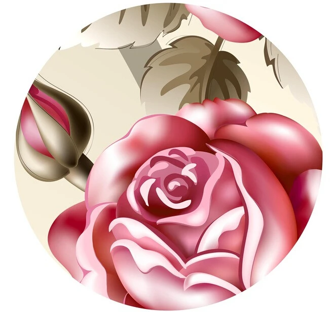 3D обои с цветами на заказ настенные водонепроницаемые в стиле ретро изображением