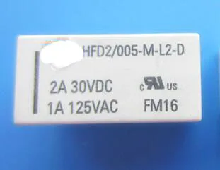 3 шт./лот HFD2 005 ML2 D HFD2/005 M L2 реле с двойной катушкой 5В новый оригинальный|Аксессуары