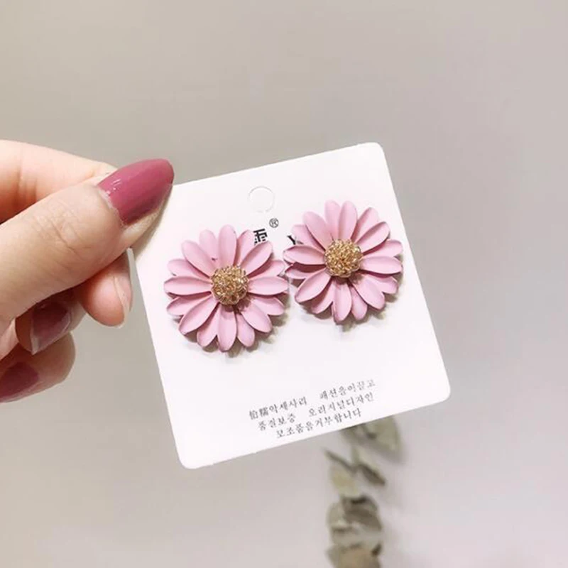 

Hot 1Pair Exquisite Graceful Crystal Flower Stud Earring Allergy Free Flower Wedding Earrings Fashion Jewelry Gift