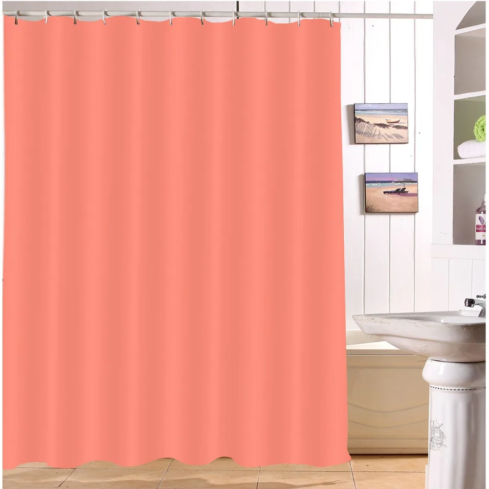 LB 180*180 Orange Shower Curtains Bathroom Curtain Waterproof Polyester Screens Fabric for Woman Girl Kids Bathtub Home Decor | Дом и сад