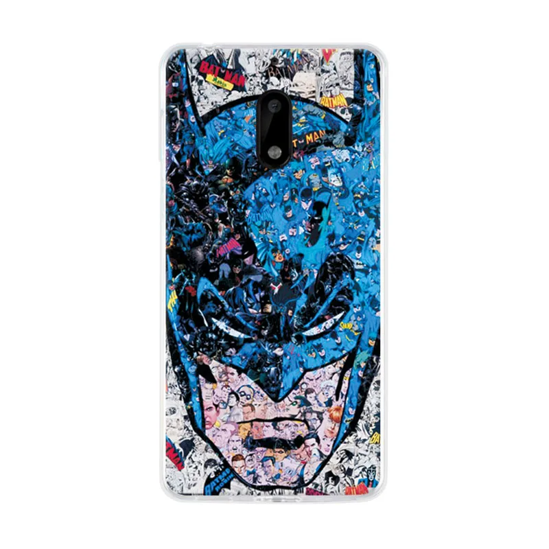Очаровательный чехол для телефона Marvel Hero Captain America Nokia 6 Железный человек Звездные