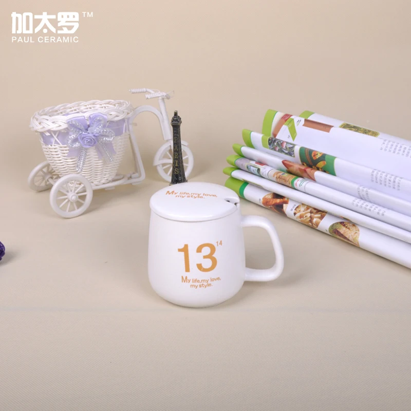 Paul Керамика 320 мл кружка Кухня Посуда для напитков Кофе Кружки чашки молока
