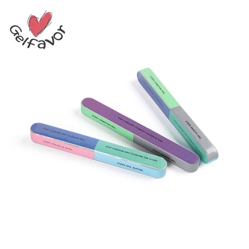 Gelfavor1PC Многофункциональный буфер для ногтей маникюрная пилка удаления