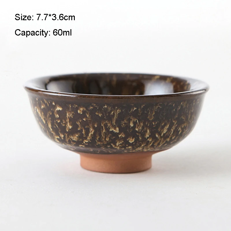 60 мл японский стиль аутентичная Исин фиолетовая глиняная чашка для чая грубая