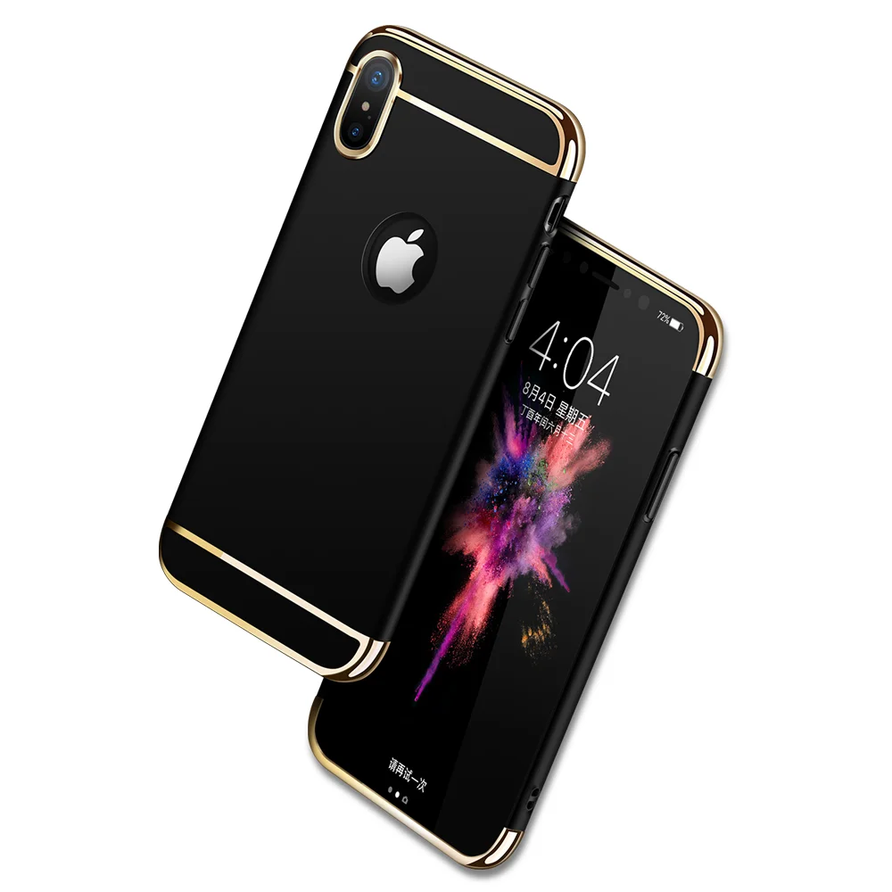 Original Joyroom for Iphone X Ultra Thin Plating Hard Phone Protective Case Matte back Mobile Cover iphone |