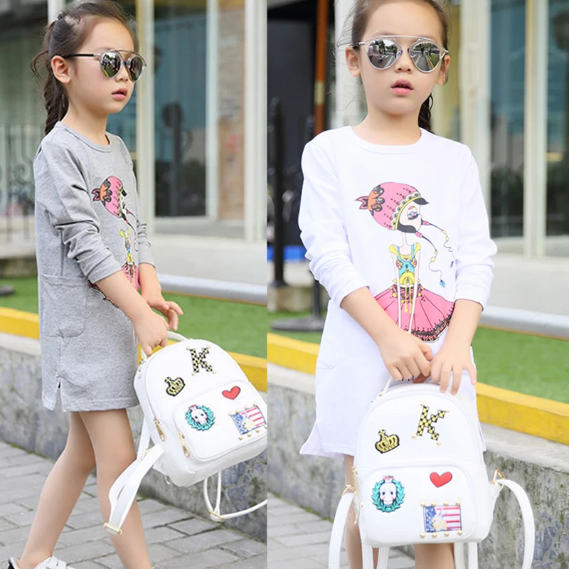 HH Kids dress Casual Striped teen for girls 10 12 years long sleeve princess party Children Clothing Vestidos | Детская одежда и