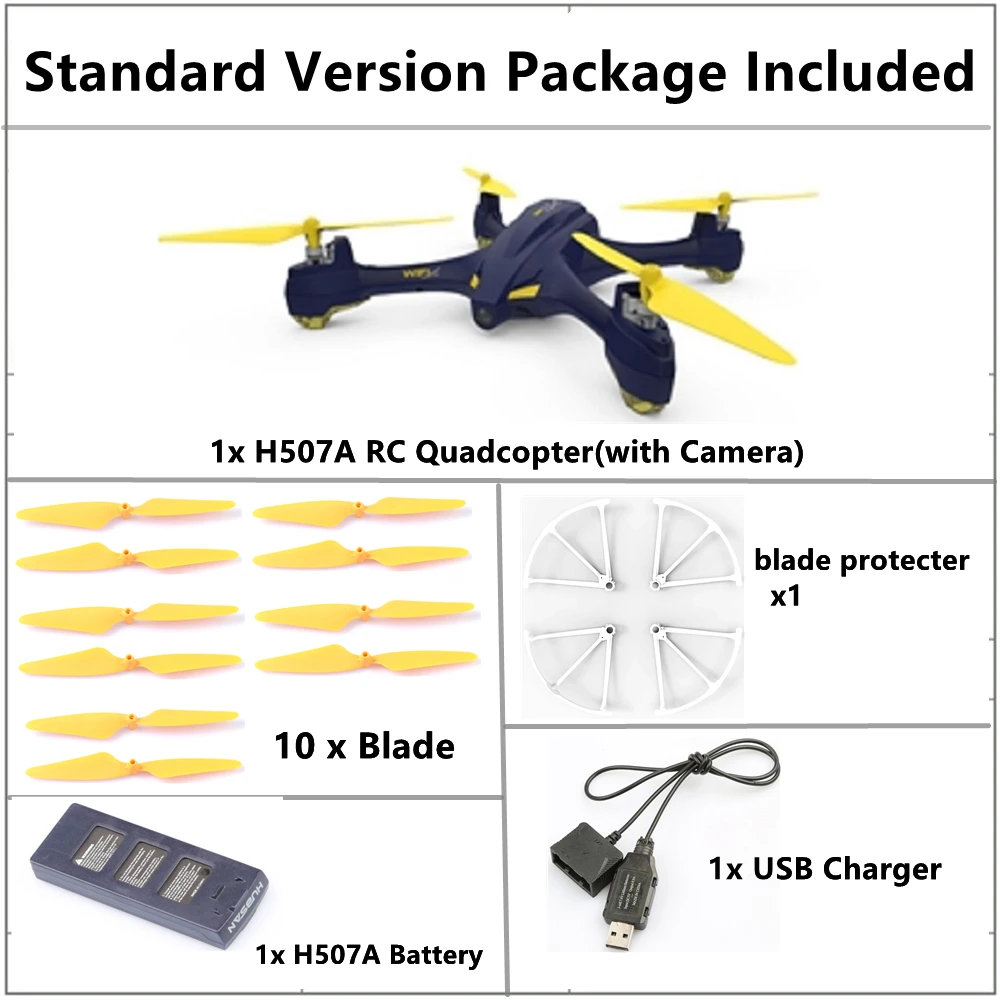 Квадрокоптер Hubsan X4 STAR H507A с дистанционным управлением Wi Fi FPV камерой 720P GPS|drone gps