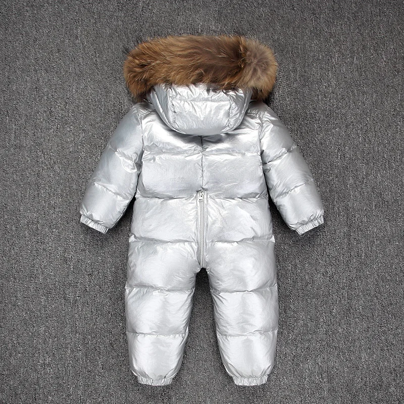 Dollplus/Коллекция года; комбинезон для маленьких девочек с натуральным мехом; Детские зимние комбинезоны для мальчиков; утепленные пуховые комбинезоны; комбинезоны для малышей