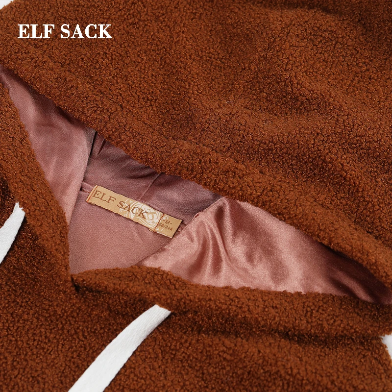 Женские вязаные Повседневные пуловеры с надписями ELF SACK уличная одежда длинным
