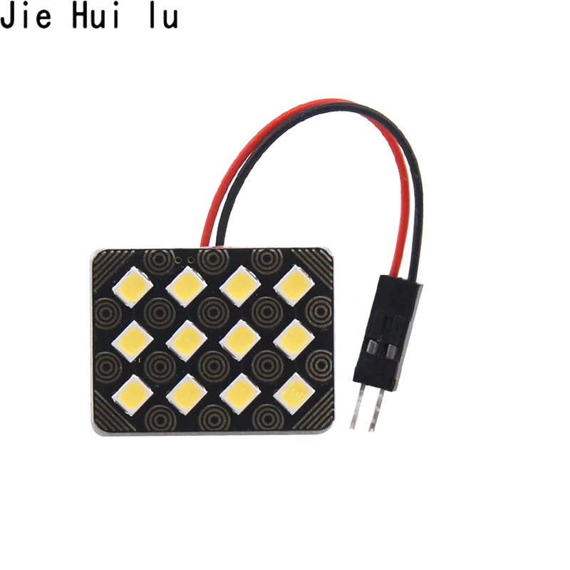 Белый C5w Ba9s T10 24 SMD 12 SMD 2835 автомобиль водить автомобиль Панель лампы авто Интерьер Чтение лампа светильник купол с фестонами BA9S AC/DC 12v