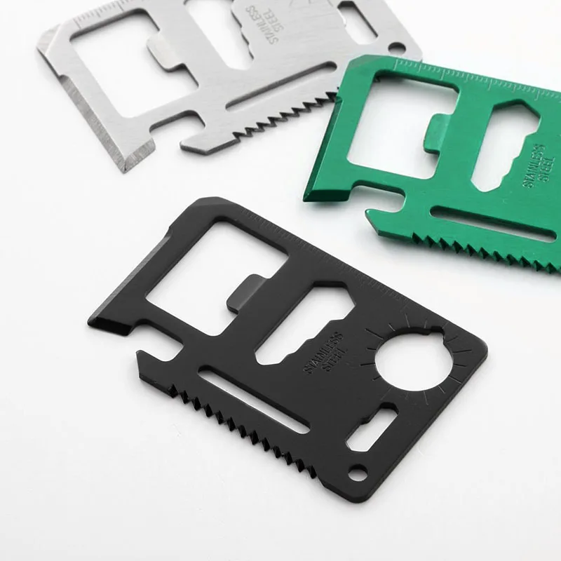 1 шт. стальная карточка для выживания Мультитул карточный нож открывалка бутылок