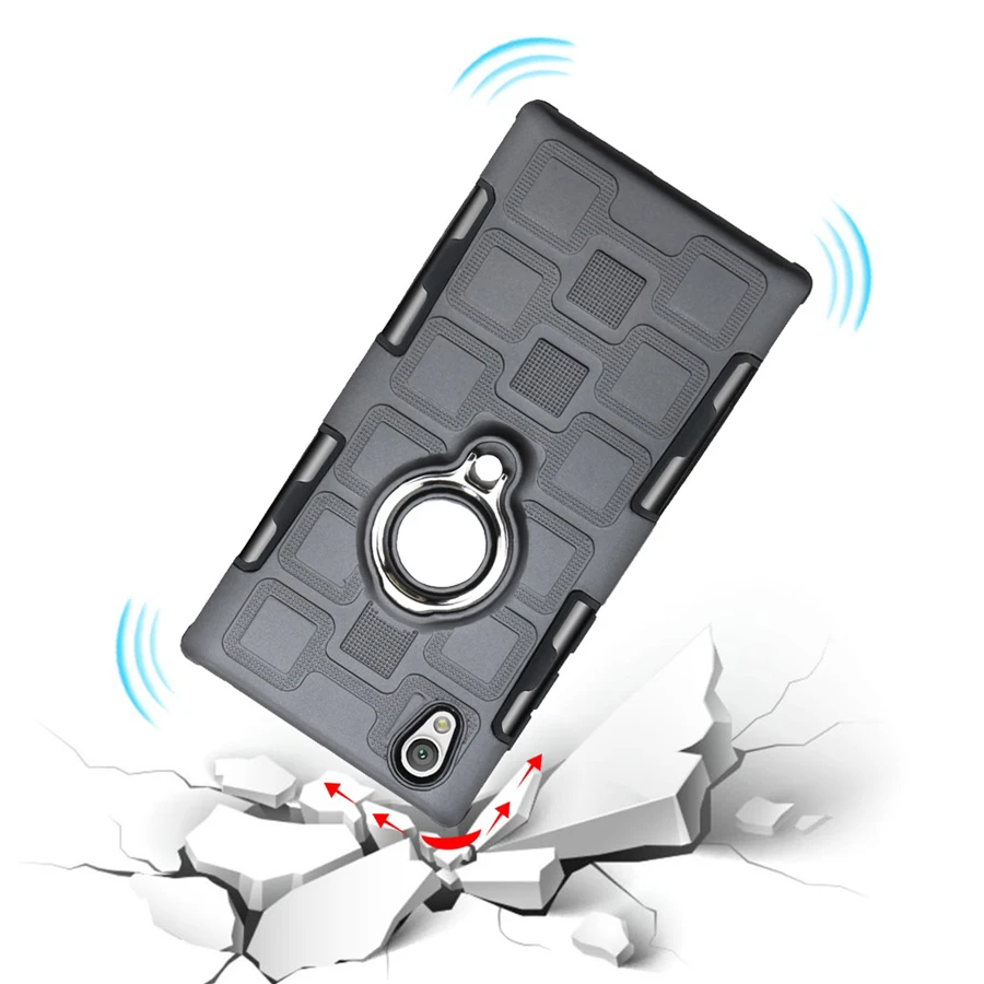 Чехол для Sony Xperia L1 силиконовый ударопрочный чехол телефона Dual G3311 G3312 Броня задняя