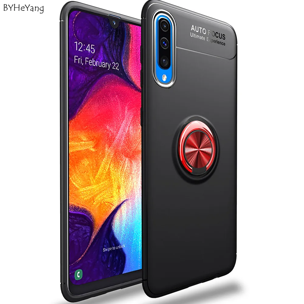 Для Samsung Galaxy M10 M20 A10 A20 A30 A40 A50 A70 чехол цветной металлический магнитный держатель