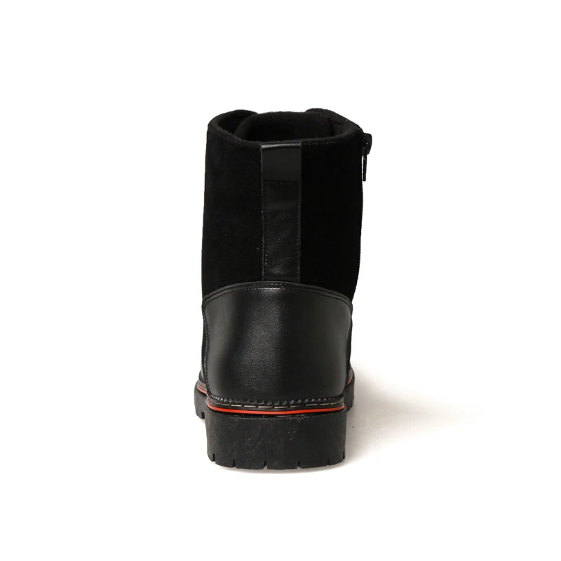 Мужские осенние ботинки из натуральной кожи высокого качества зимние