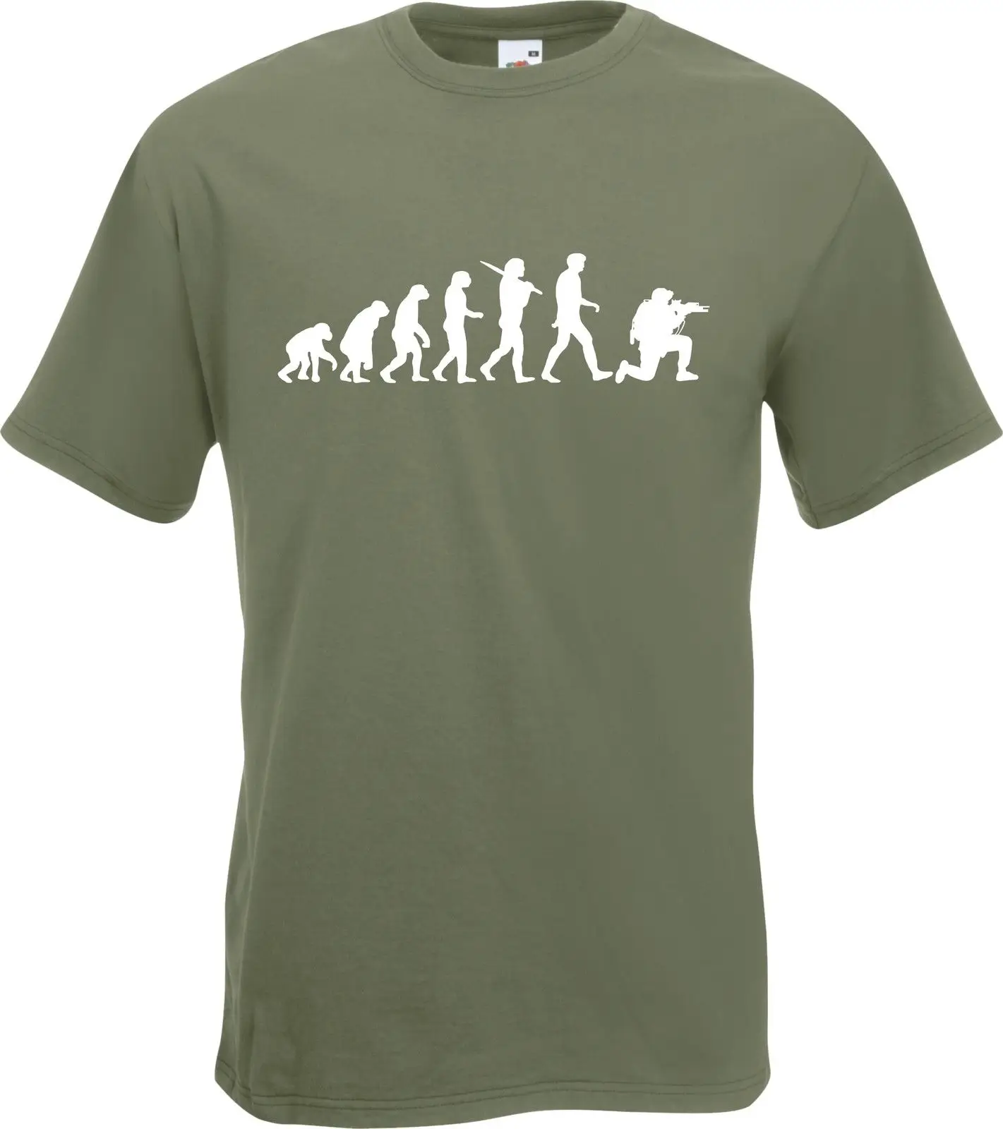 Эволюция солдат морской SAS армейская футболка корпуса пехоты новый|Мужские