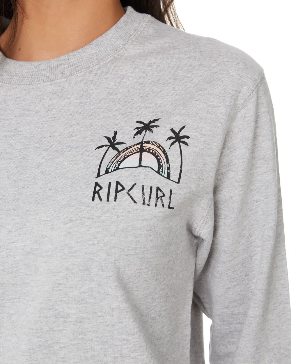 Новый RC женский ацтекский пальмовый джемпер из флиса|Толстовки для