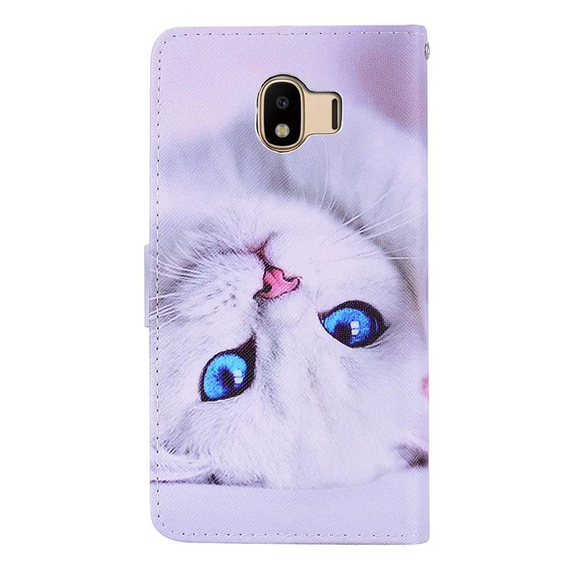 Кожаный чехол-книжка для samsung Galaxy J4 J6, чехол-книжка для samsung Galaxy J4 J6, чехол-подставка, чехол для телефона