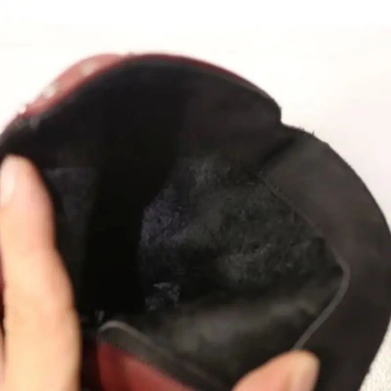 Высокое качество Женская обувь Осень Женщин Сапоги Заклепки Женские Моды