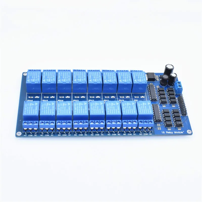 Интерфейсная плата релейного модуля 5 В 12 16 каналов для Arduino PIC ARM DSP PLC со