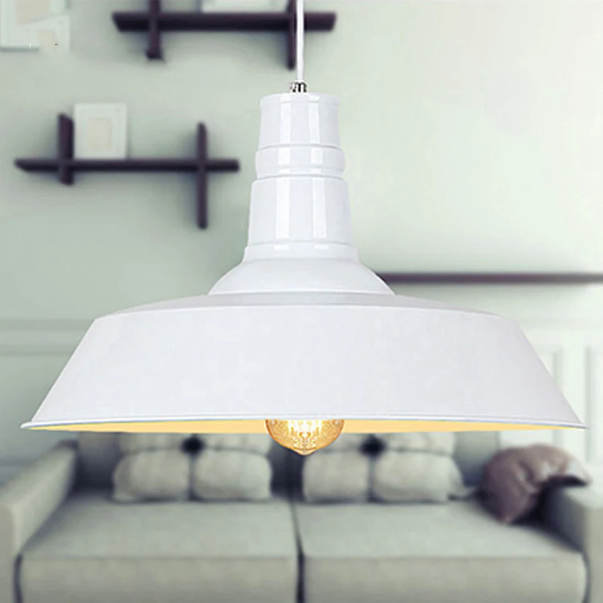 Металлическая Подвесная лампа в стиле лофт винтажный Ретро светильник кантри