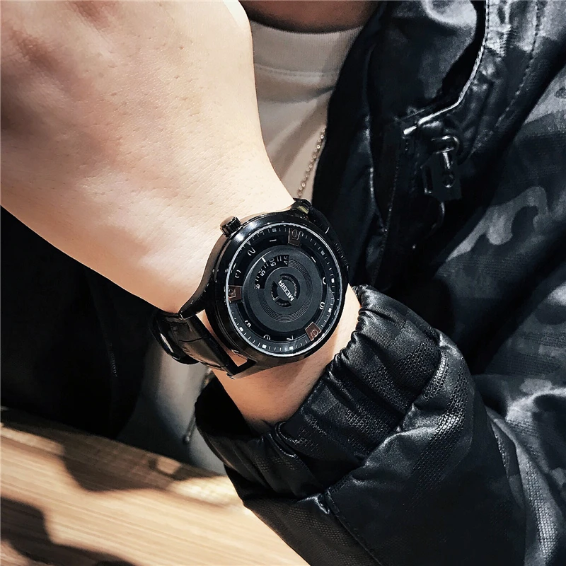 Часы MEGIR Мужские кварцевые простые Стильные Роскошные креативные