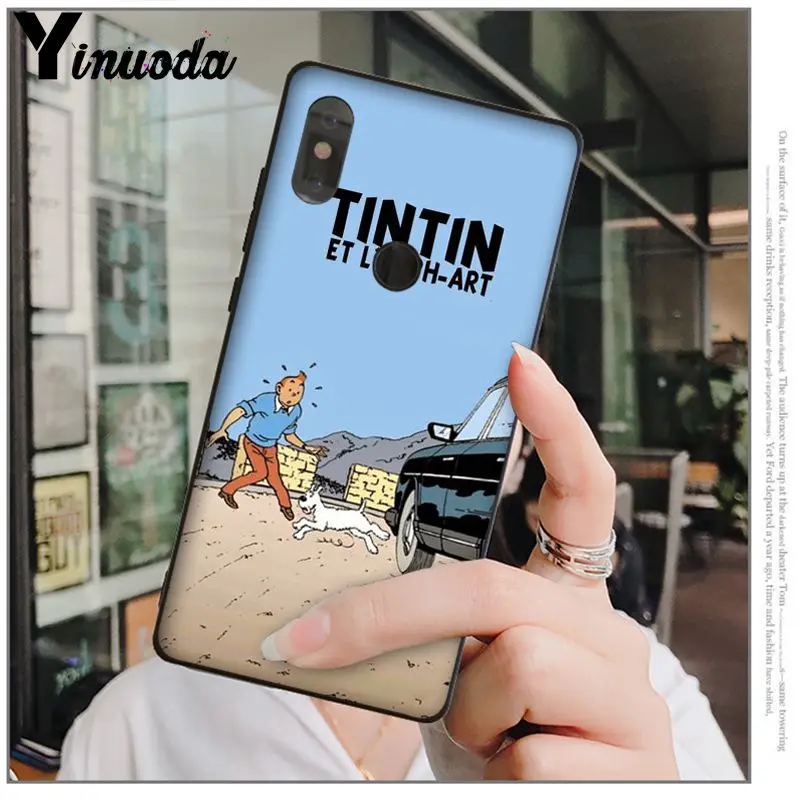 Чехол для телефона Yinuoda The Adventures of Tintin чехол Redmi 5 plus Note Xiaomi Mi 6 8 SE 3 | Мобильные