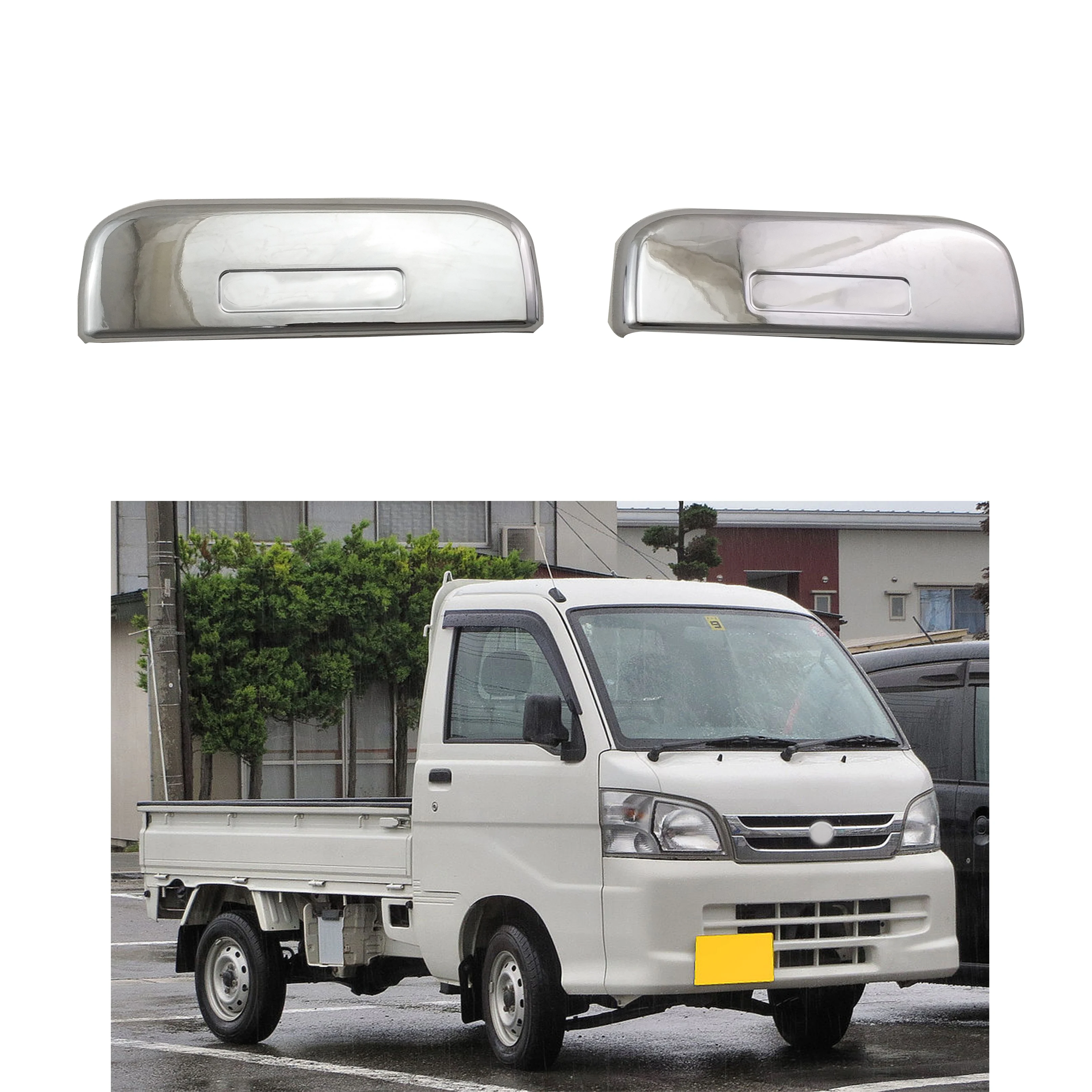 Хромированная Крышка для дверных ручек Daihatsu Hijet S100 S110 S120 S130 2007 2014
